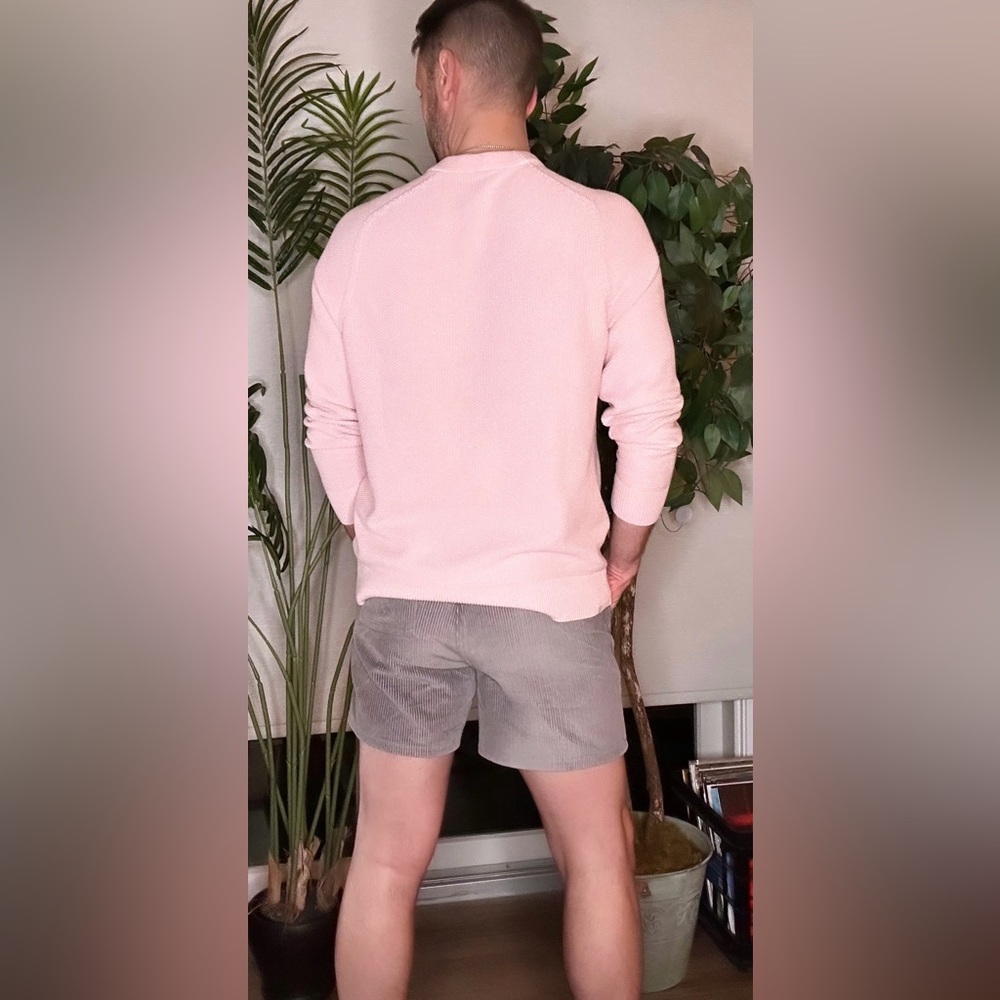 SOLD Lululemon | Textured Knit Crewneck Sweater in Light Pink (Medium) - Picture 3 of 16